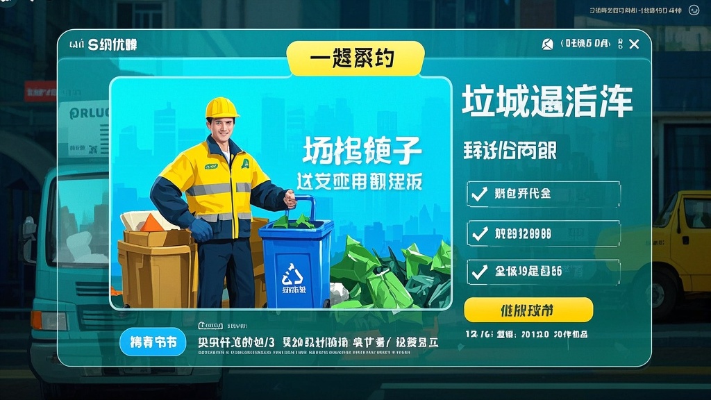 一键预约，垃圾无踪！美城迅洁上门清运就是这么方便
